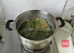 红豆花生糯米粽的做法图解4