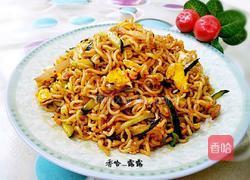 炒方便面的做法图解14