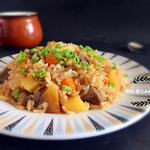 牛肉焖饭