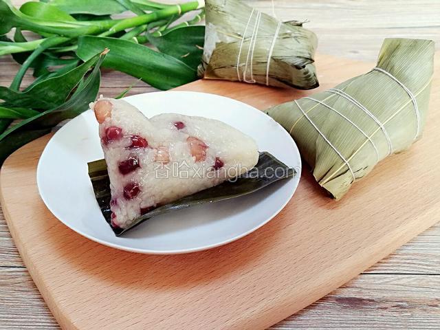 红豆花生糯米粽
