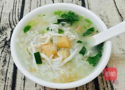 干贝冬菜银鱼粥（潮汕经典海鲜粥）的做法图解13