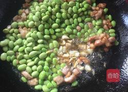 肉丁毛豆米的做法图解7