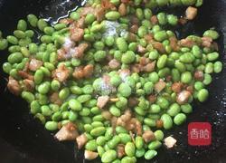 肉丁毛豆米的做法图解9