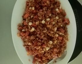 火腿肠炒饭[图]