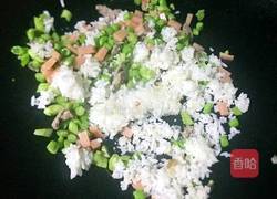 豆角火腿炒饭的做法图解9