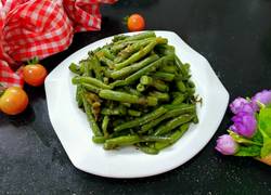 咸菜炒四季豆