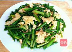 蒜臺炒鸡蛋的做法图解8