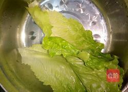 猪肝生菜粥的做法图解2