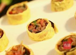 韩式粉丝鸡蛋卷的做法图解14