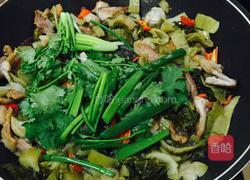 潮州酸菜炒五花肉的做法图解8