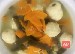 干贝海带肉丸汤的做法图解7