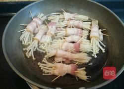 培根金针菇卷的做法图解6