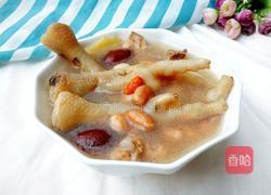 红枣花生鸡爪汤的做法图解6