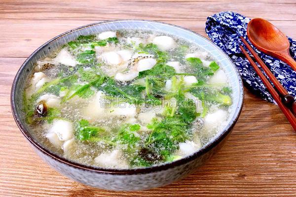 香菜鱼片汤
