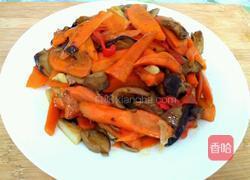 香菇红萝卜的做法图解6