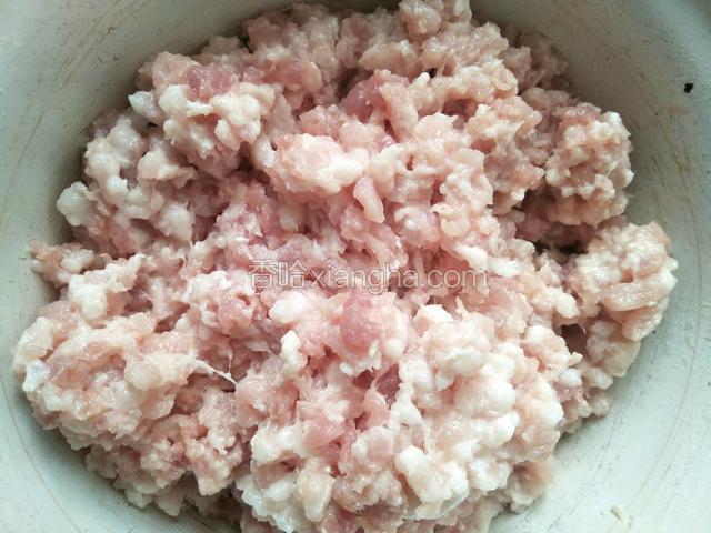 准备好肉泥