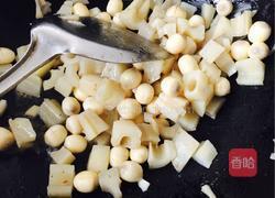 莲子莲藕炒肉丁的做法图解4