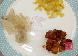 桃胶皂角米雪燕羹的做法图解1