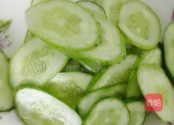 黄瓜炒大虾的做法图解2