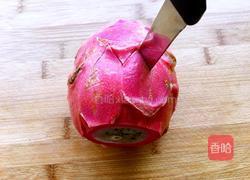 火龙果莲花果盘的做法图解6