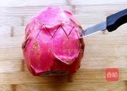 火龙果莲花果盘的做法图解7