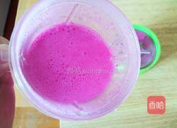 红心火龙果奶昔的做法图解5
