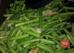 卢笋炒火腿丁的做法图解5