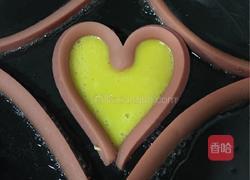爱心火腿煎蛋的做法图解8