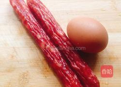 腊肠蒸蛋的做法图解1