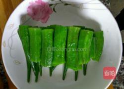 白灼秋葵的做法图解5
