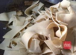 尖椒干豆腐炒肉的做法图解6