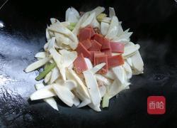 火腿片炒胶笋的做法图解9