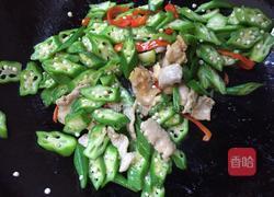 秋葵炒肉的做法图解11