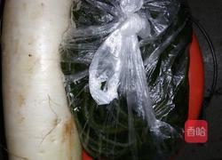海带萝卜炖腊排骨的做法图解2