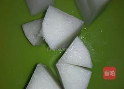海带萝卜炖腊排骨的做法图解4