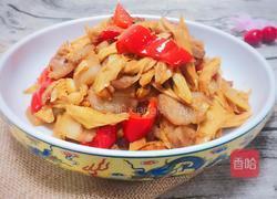 腐竹回锅肉的做法图解1