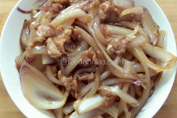 洋葱炒肉片