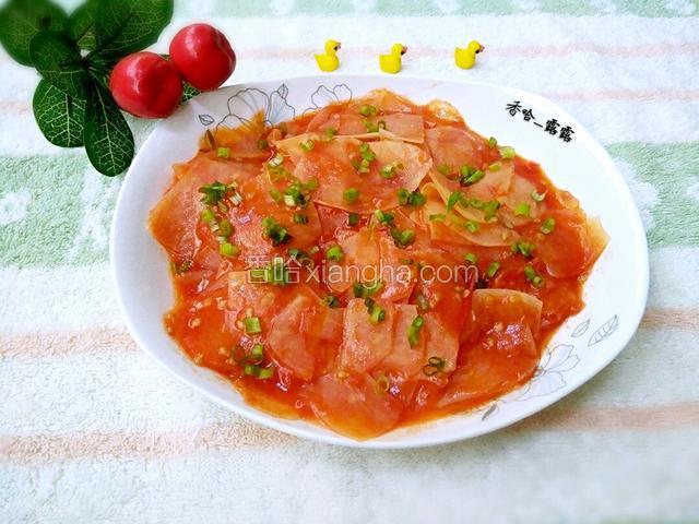 西红柿炒土豆片