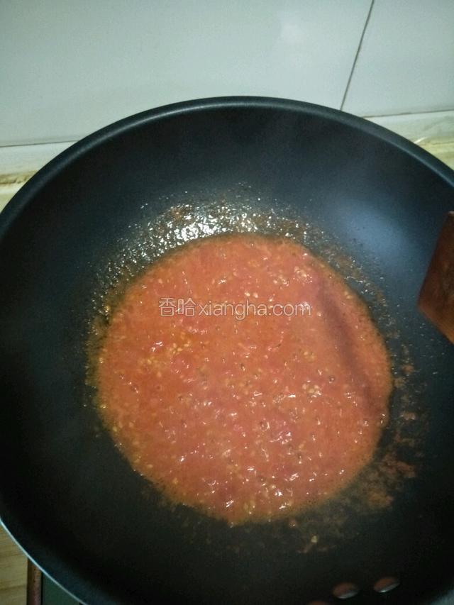 炒出汁没有小块状