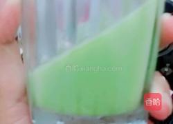 创意椰奶抹茶布丁的做法图解4