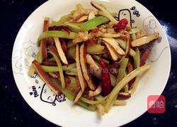 芹菜豆干炒肉丝的做法图解6