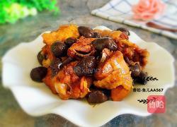 鸡块炖松散蘑的做法图解9