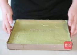 抹茶蜜豆蛋糕卷的做法图解7