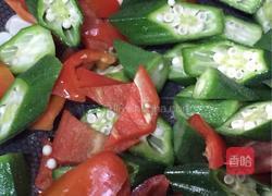 红椒炒秋葵的做法图解8