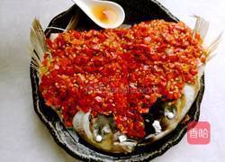 湖南剁椒鱼头的做法图解6