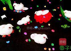 可爱的小鸽子馒头的做法图解13