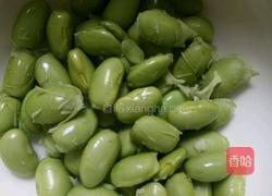酱油毛豆粒的做法图解1