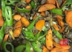 尖椒炒鸡胗的做法图解5