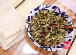 清汤菜肉馄饨的做法图解1