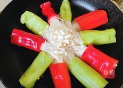 辣椒大战金针菇的做法图解7